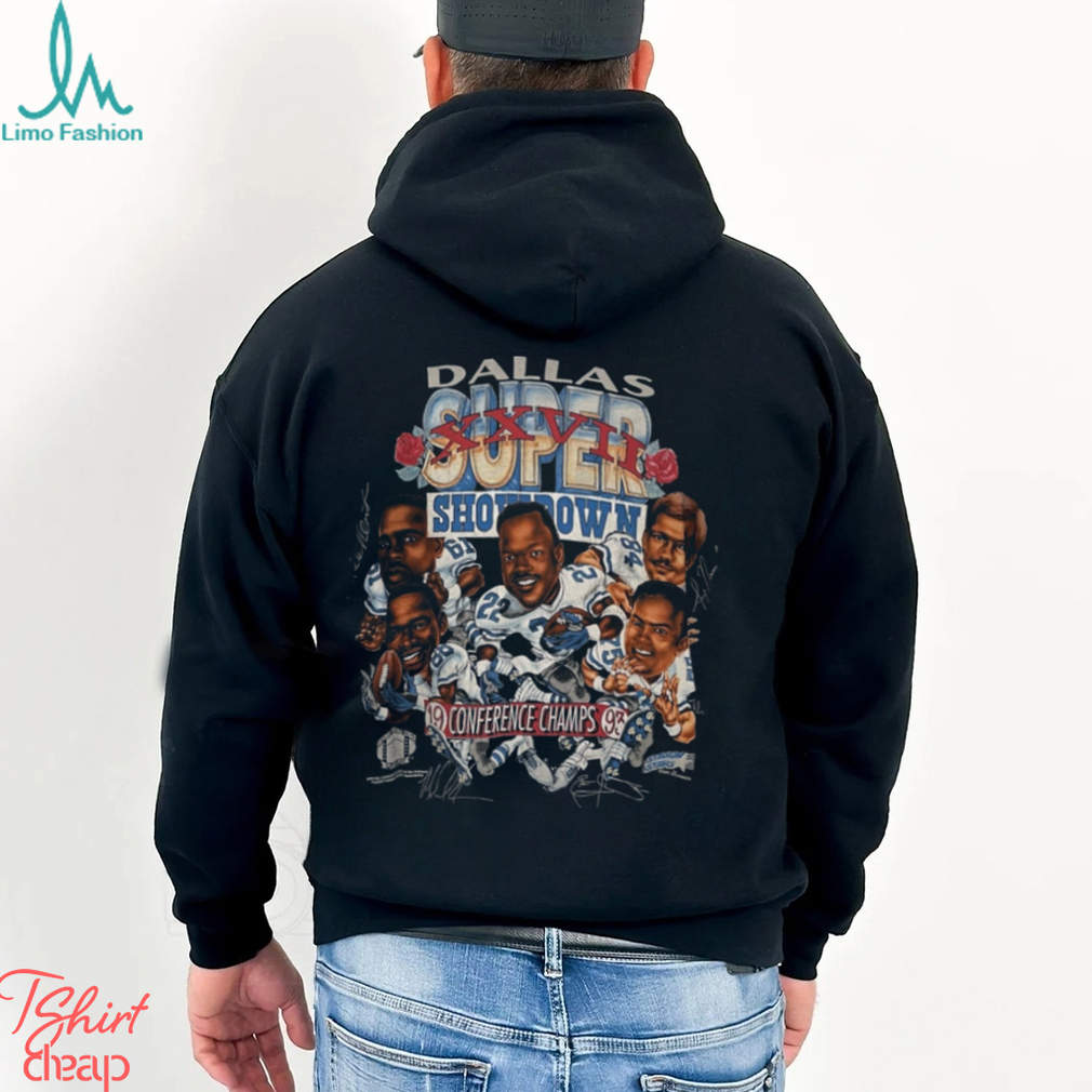 Vintage 1993 Dallas Cowboys Conference Champs Caricature Shirt Vintage 1993 Dallas Cowboys Conference Champs Caricature Shirt