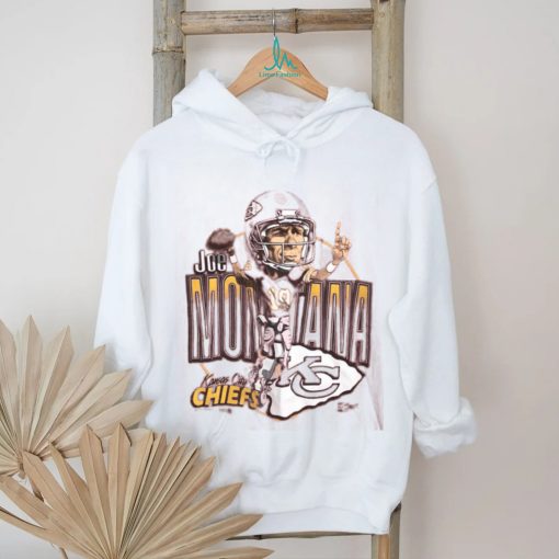 Vintage 1993 Kansas City Chiefs Joe Montana Caricature T Shirt