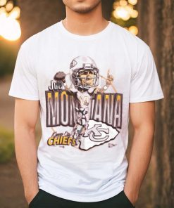 Vintage 1993 Kansas City Chiefs Joe Montana Caricature T Shirt