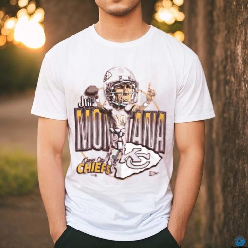 Vintage 1993 Kansas City Chiefs Joe Montana Caricature T Shirt