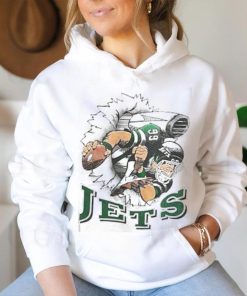Vintage 1993 Nutmeg New York jets breakthrough t shirt