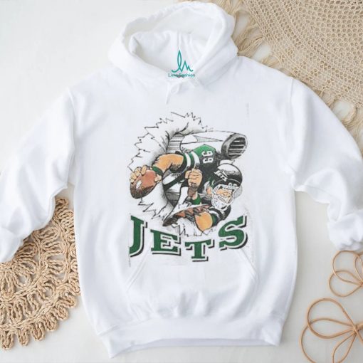 Vintage 1993 Nutmeg New York jets breakthrough t shirt