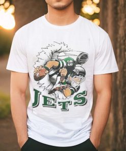 Vintage 1993 Nutmeg New York jets breakthrough t shirt