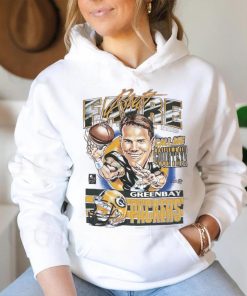Vintage 1995 NFL Brett Favre Green Bay Packers Caricature Graphic T Shirt