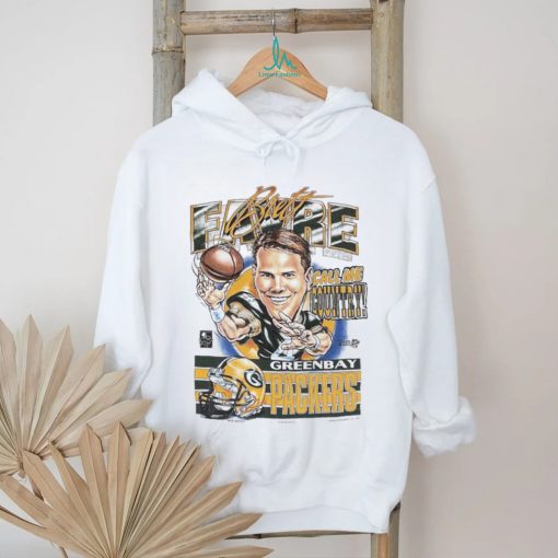 Vintage 1995 NFL Brett Favre Green Bay Packers Caricature Graphic T Shirt