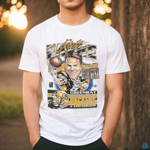 Vintage 1995 NFL Brett Favre Green Bay Packers Caricature Graphic T Shirt
