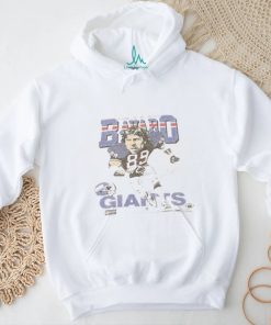 Vintage 80s 90s New York Giants Mark Bavard NFL Cartoon Caricature 1987 Shirt
