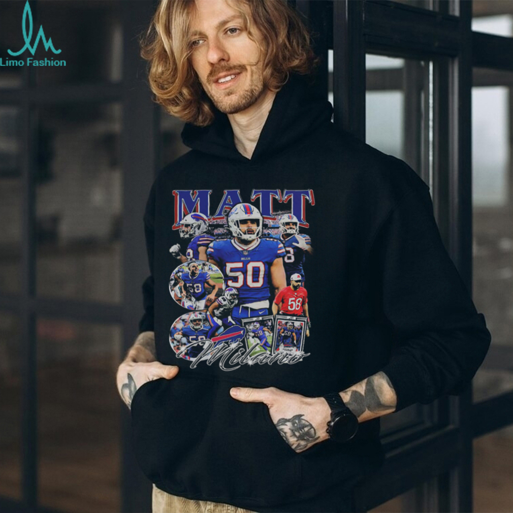 Vintage 90s Bootleg Matt Milano T Shirt Buffalo Bills Football Shirt Vintage 90s Bootleg Matt Milano T Shirt Buffalo Bills Football Shirt