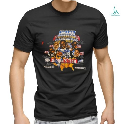 Vintage 90’s Dallas Cowboys 1993 World Champs NFL Caricature T Shirt