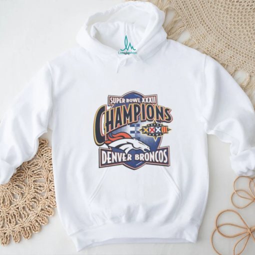 Vintage 90s Denver Broncos Super Bowl 32 XXXII Champions Logo 7 Jersey Shirt