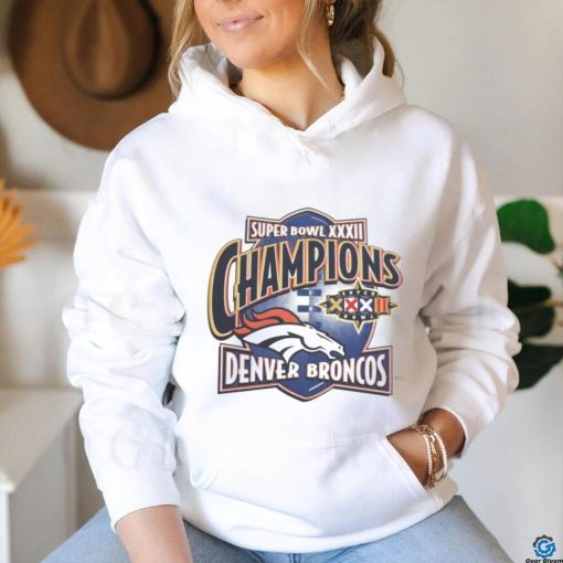 Vintage 90s Denver Broncos Super Bowl 32 XXXII Champions Logo 7 Jersey Shirt