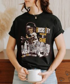 Vintage 90s NFL Salem Joe Montana Kansas City Chiefs Caricature Shirt