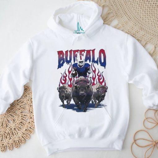 Vintage Buffalo Bills Football Skeleton 2024 T Shirt