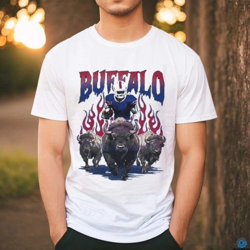 Vintage Buffalo Bills Football Skeleton 2024 T Shirt