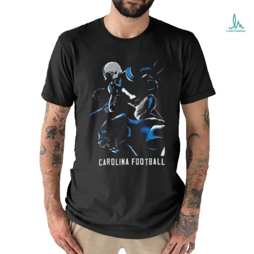 Vintage Carolina Football Art Game Day T Shirt
