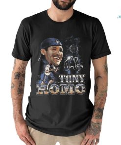 Vintage Dallas Cowboys Tony Romo Caricature NFL Football Graphic T Shirt