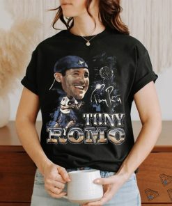Vintage Dallas Cowboys Tony Romo Caricature NFL Football Graphic T Shirt