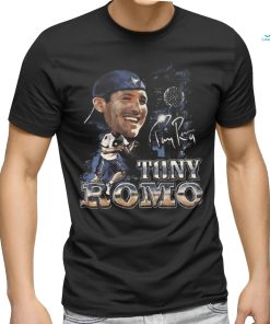 Vintage Dallas Cowboys Tony Romo Caricature NFL Football Graphic T Shirt