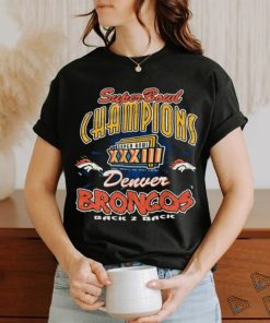 Vintage Denver Broncos Back to Back Super Bowl Champions 1999 T shirt