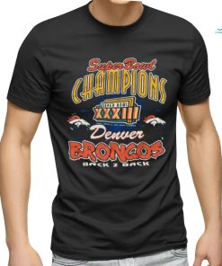 Vintage Denver Broncos Back to Back Super Bowl Champions 1999 T shirt