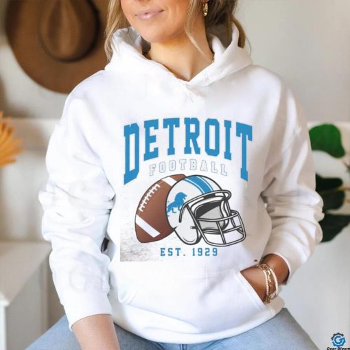 Vintage Detroit Football Crewneck shirt