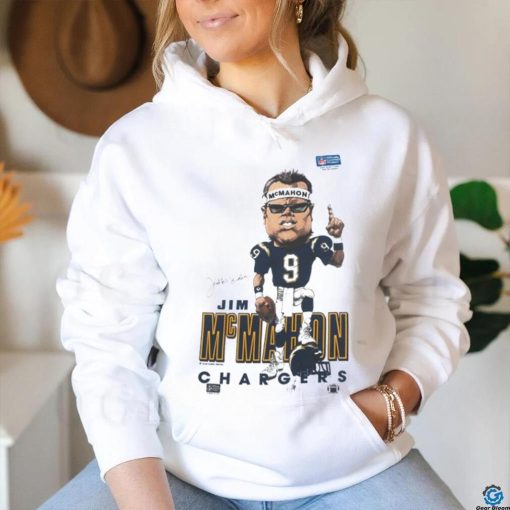 Vintage Jim McMahon San Diego Chargers Caricature T shirt