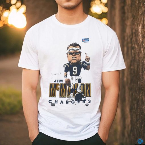 Vintage Jim McMahon San Diego Chargers Caricature T shirt