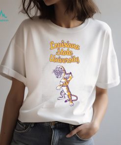 Vintage LSU Dunking Tiger Basketball Shirt Unisex Gray shirt