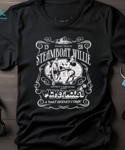 Vintage Mickey Mouse Steamboat Willie 1928 sound cartoon a walt Disney comic shirt