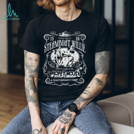 Vintage Mickey Mouse Steamboat Willie 1928 sound cartoon a walt Disney comic shirt