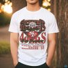 Detroit Lions 2023 2024 NFC Super Wild Card Winners Skyline NFL Playoffs Divisional January 14 2024 At Ford Field Stadium T Shirt