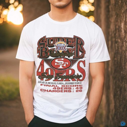Vintage NFL 1995 49ers SUPER BOWL T shirt