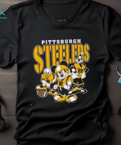 Vintage Pittsburgh Football Mickey Donald Duck And Goofy Shirt Pittsburgh Steelers Sport Shirt Gift For Fans