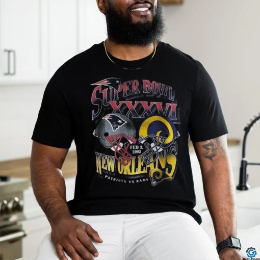 Vintage Super Bowl Graphic Tee in Black Texture shirt