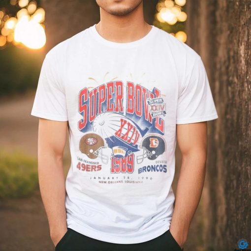 Vintage Super Bowl Graphic Tee in Light Heather Grey shirt