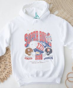 Vintage Super Bowl Graphic Tee in Light Heather Grey shirt