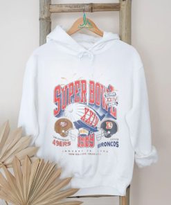 Vintage Super Bowl Graphic Tee in Light Heather Grey shirt