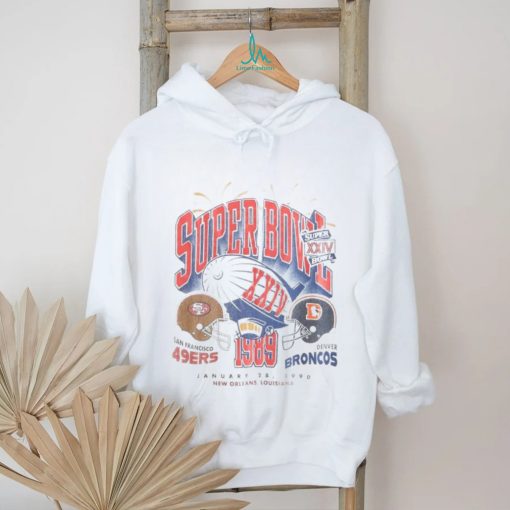 Vintage Super Bowl Graphic Tee in Light Heather Grey shirt