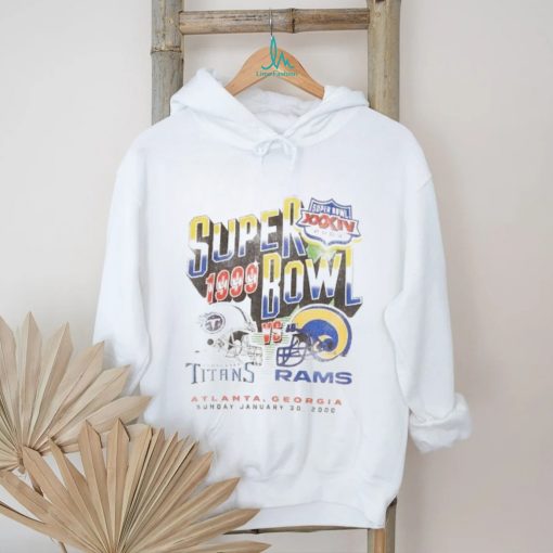 Vintage Super Bowl Graphic Tee in Off White Super Bowl Graphic shirt