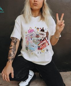 Vintage Taylor Swiftie Merch The Eras Tour 2024 Midnights Album Illustration Photo T Shirt