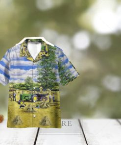 Vintage Tractor Hawaii Shirt 3D Printed Gift For Summer