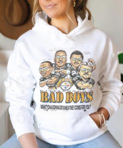 Vintage Vintage 90s Pittsburgh Steelers Caricature Bad Boys T Shirt