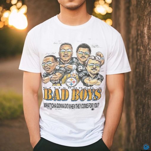Vintage Vintage 90s Pittsburgh Steelers Caricature Bad Boys T Shirt