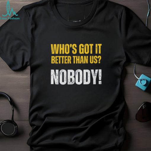 Vintage Who’s Got It Better Than Us Shirt, National Champions Short Sleeve T Shirt
