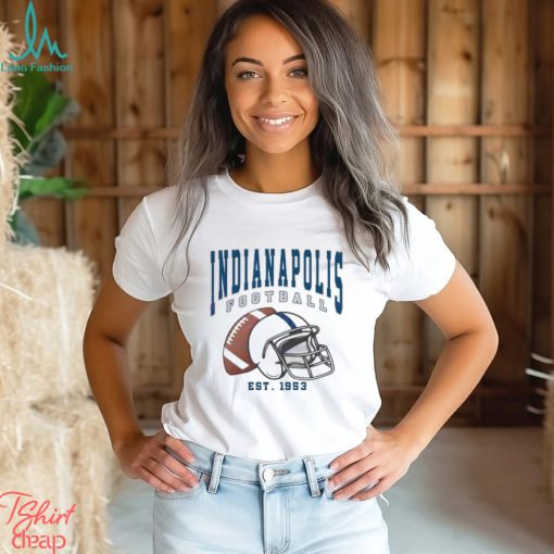Vintage indianapolis football est 1953 2024 shirt