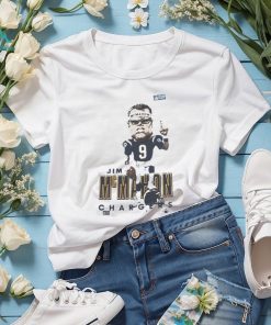 Vintage jim mcmahon san diego chargers caricature shirt