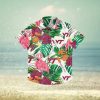 Virginia Tech Hokies Black Floral Hawaiian Shirt