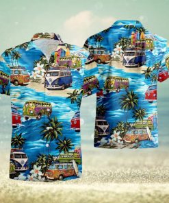 Volkswagen Bus Hawaiian Shirt And Short