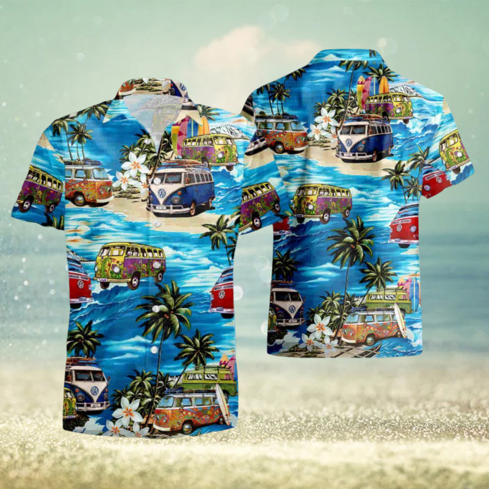 Volkswagen Bus Hawaiian Shirt And Short - Limotees