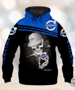 Volvo Skull Cap Clothing Tshirt Sweatshirt Hawaiian Shirt Hoodie 3D Full Printing